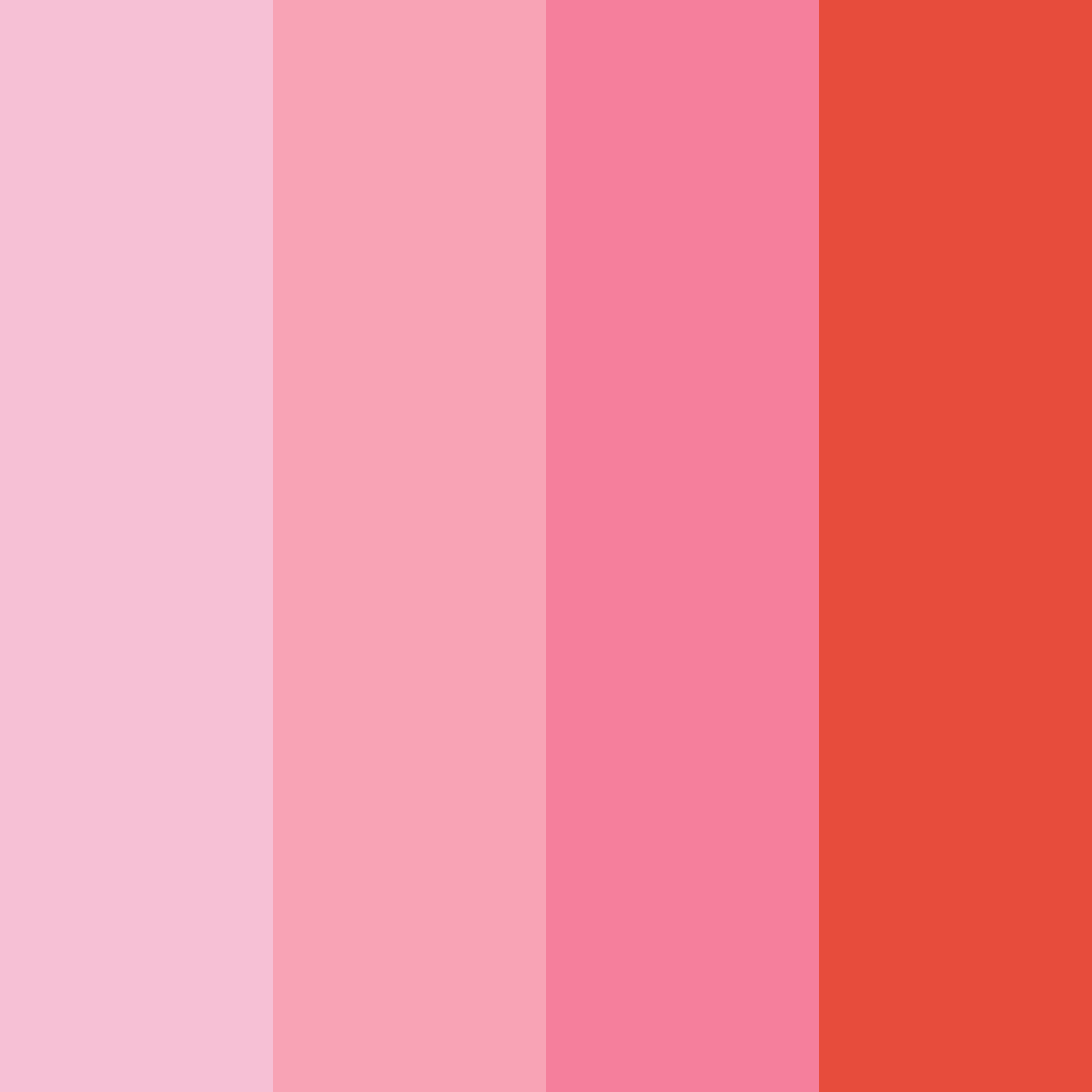 Download blushing horizon color palette PNG image (square)