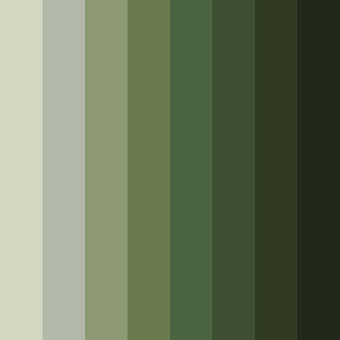 Download mossy twilight color palette PNG image (square)