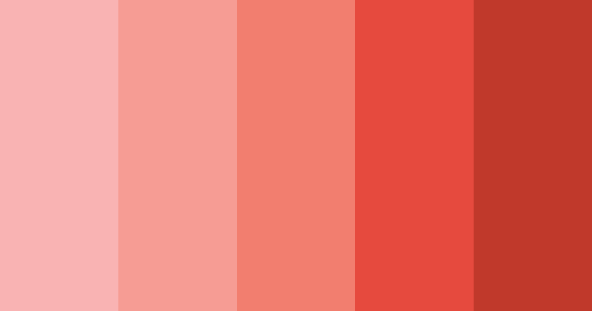 Download crimson blossom color palette PNG image (landscape)