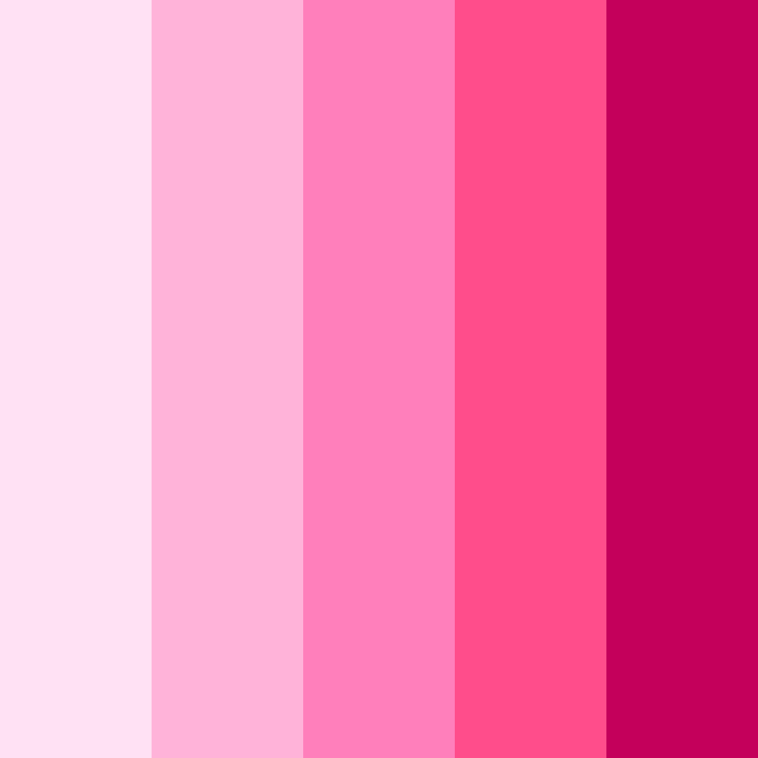 Download blushing romance color palette PNG image (square)