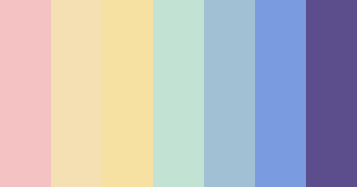 Download dreamy delights color palette PNG image (landscape)