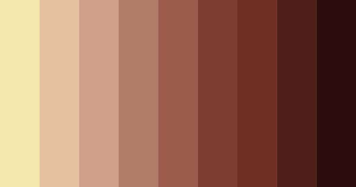 Download mystical brown color palette PNG image (landscape)