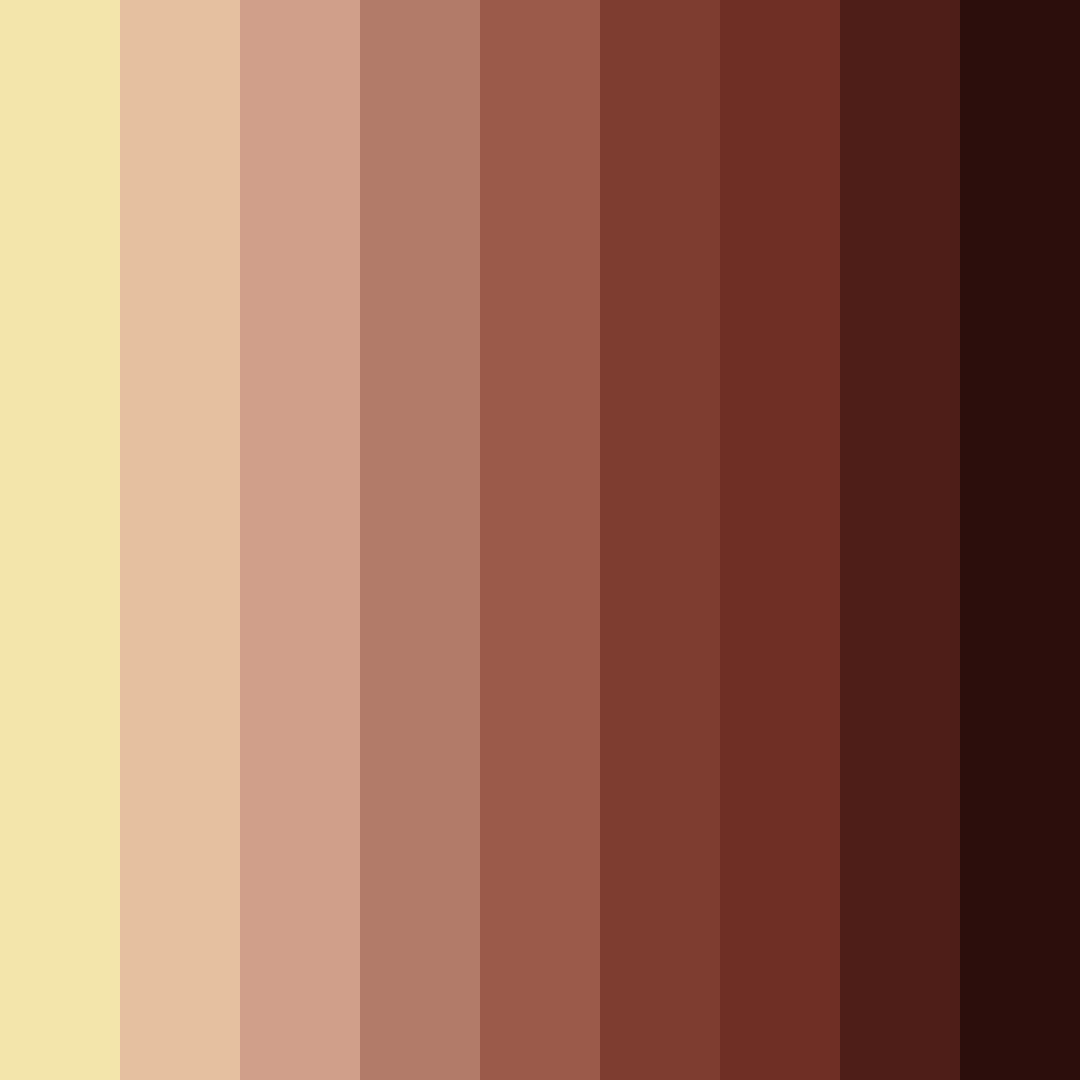 Download mystical brown color palette PNG image (square)