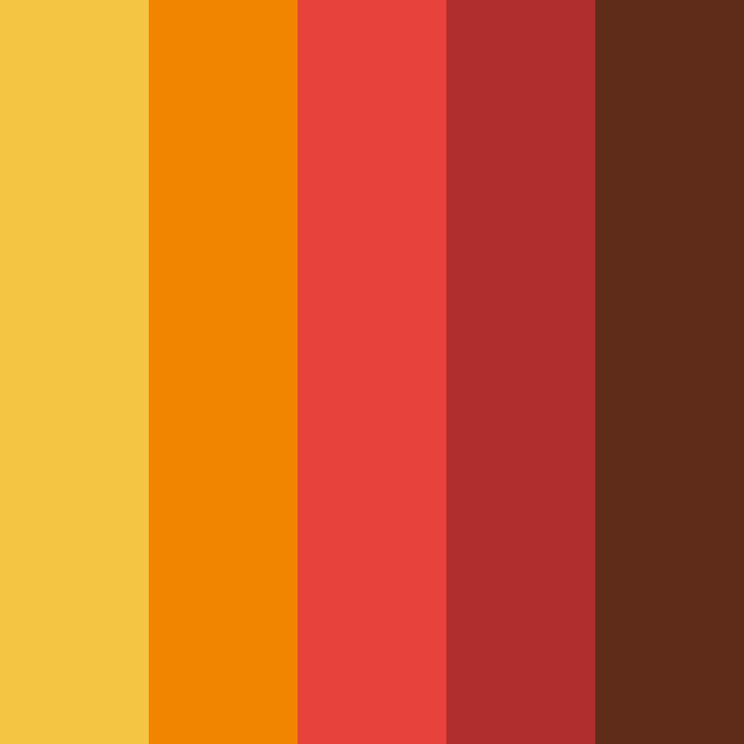 Download volcanic red color palette PNG image (square)