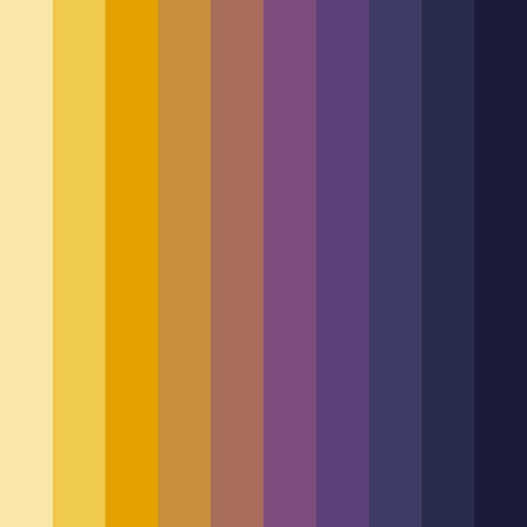 Download autumnal whispers color palette PNG image (square)
