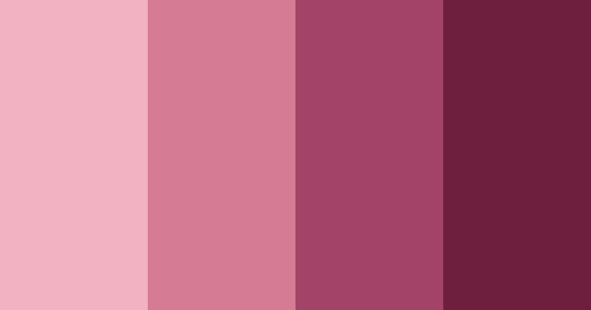 Download dark pink color palette PNG image (landscape)