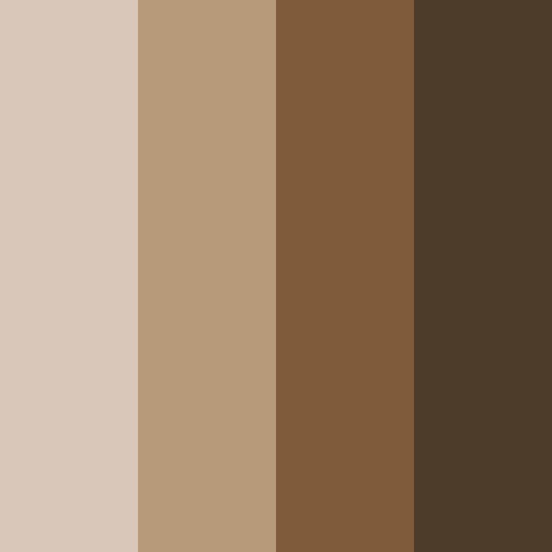 Download rich brown color palette PNG image (square)