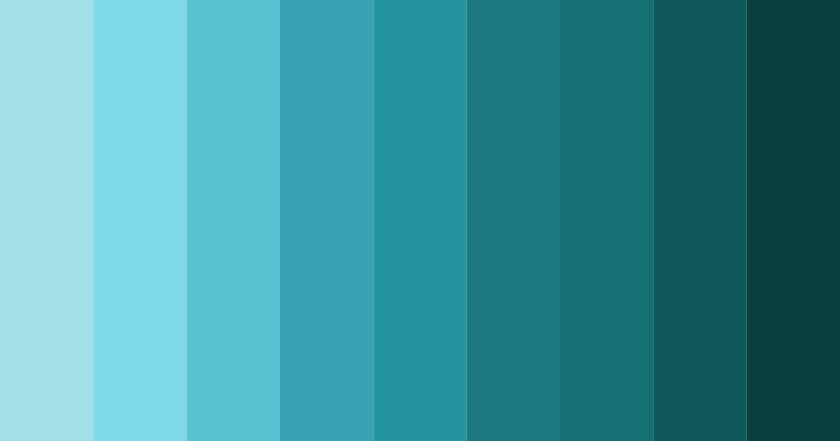 Download aqua serenade color palette PNG image (landscape)