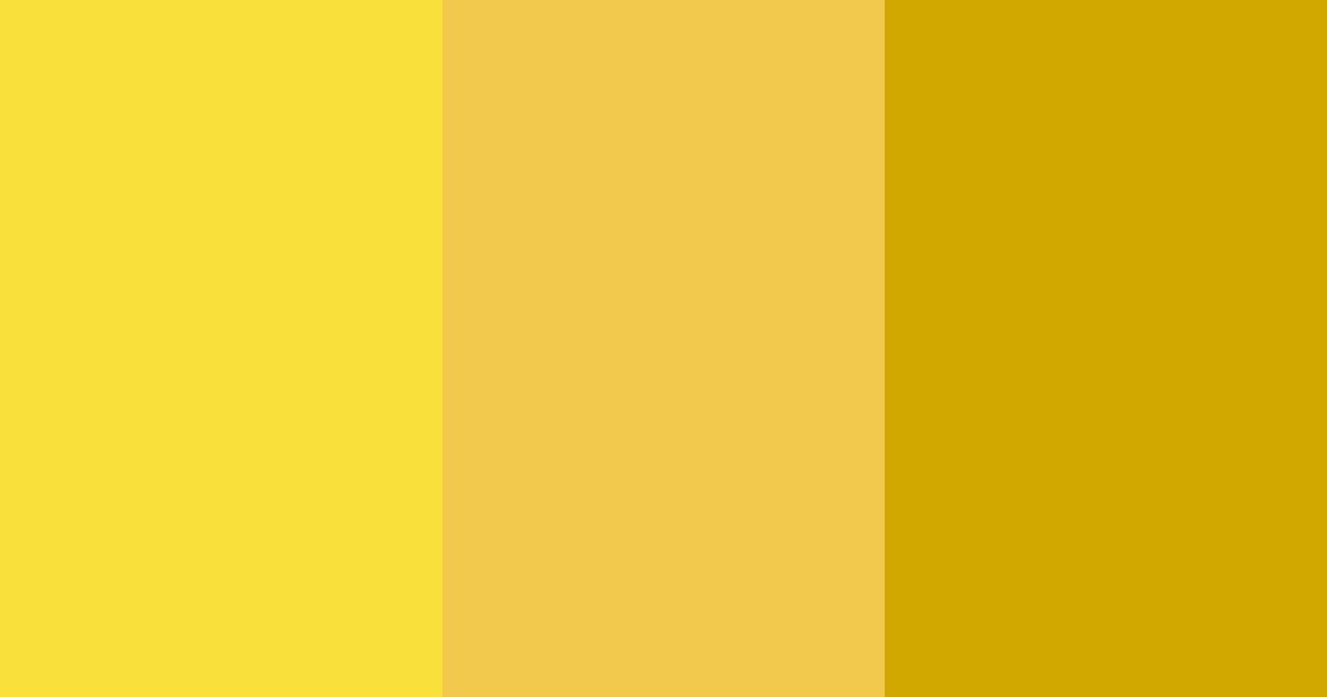 Download yellow butter color palette PNG image (landscape)
