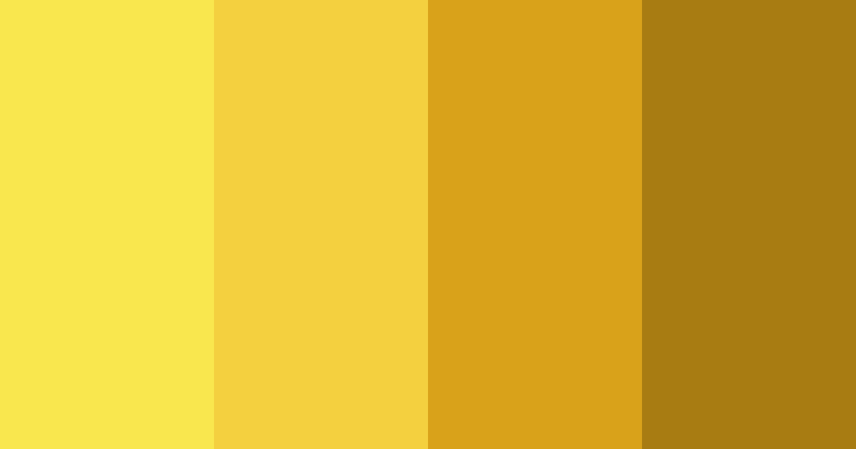 Download juice yellow color palette PNG image (landscape)