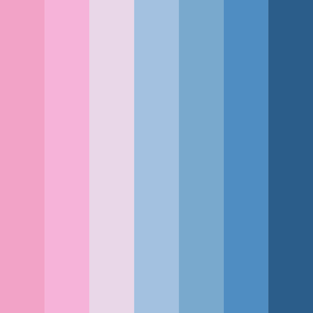 Download blue pink dream color palette PNG image (square)