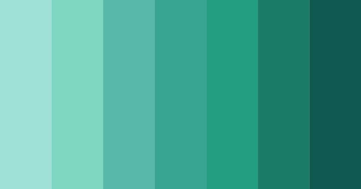 Download tropical serenity color palette PNG image (landscape)