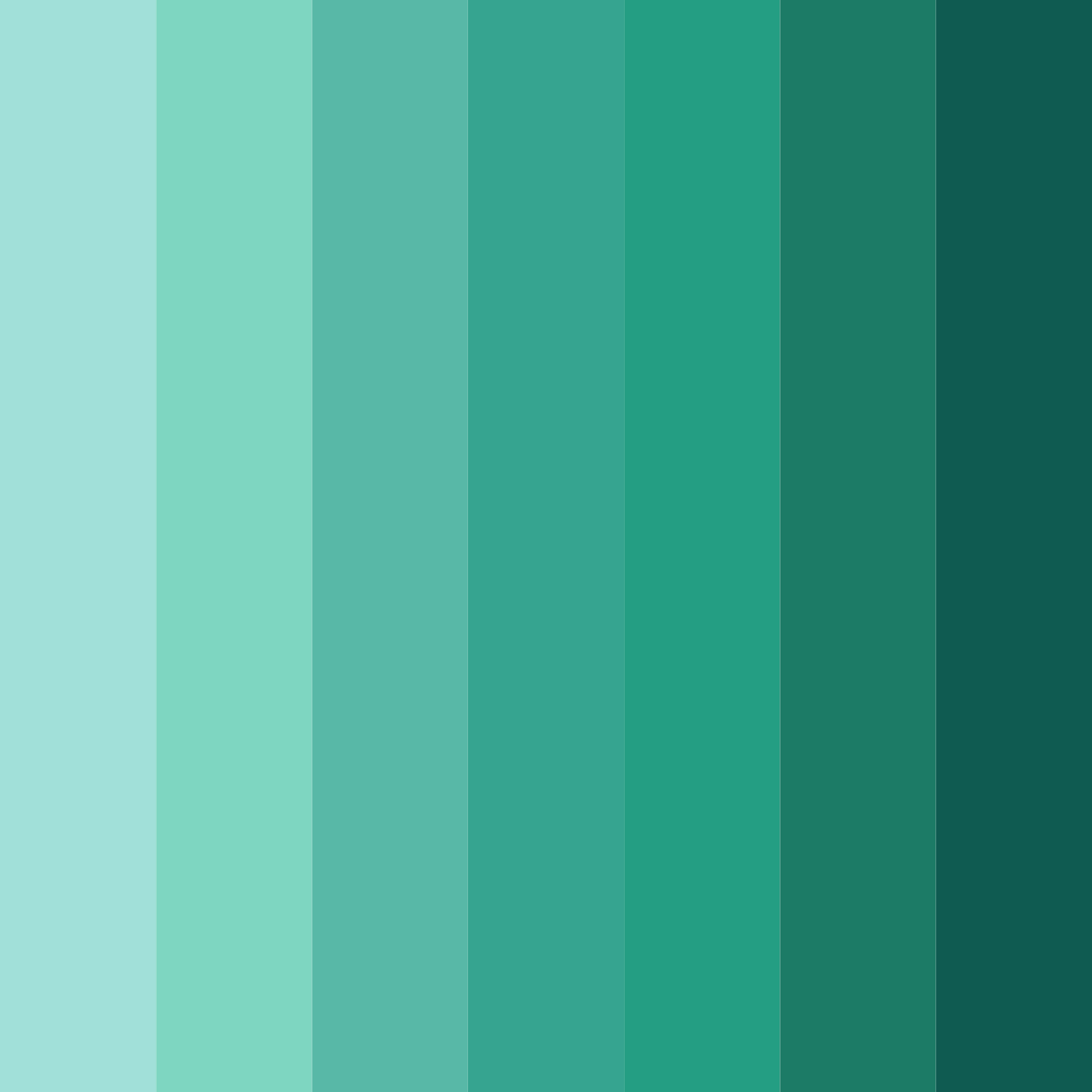 Download tropical serenity color palette PNG image (square)