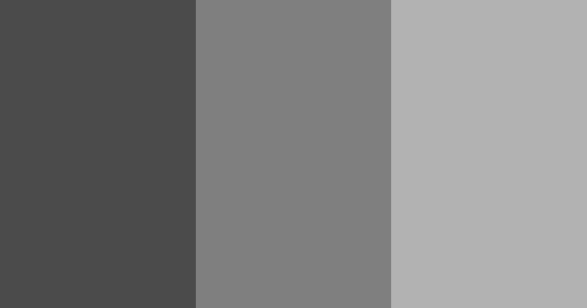 Download shades of black color palette PNG image (landscape)