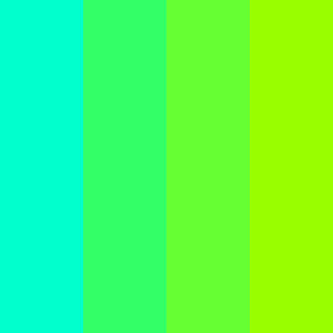 Download electric oasis color palette PNG image (square)
