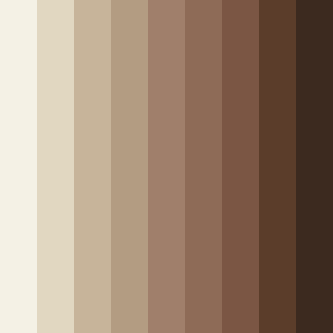 Download coconut brown color palette PNG image (square)