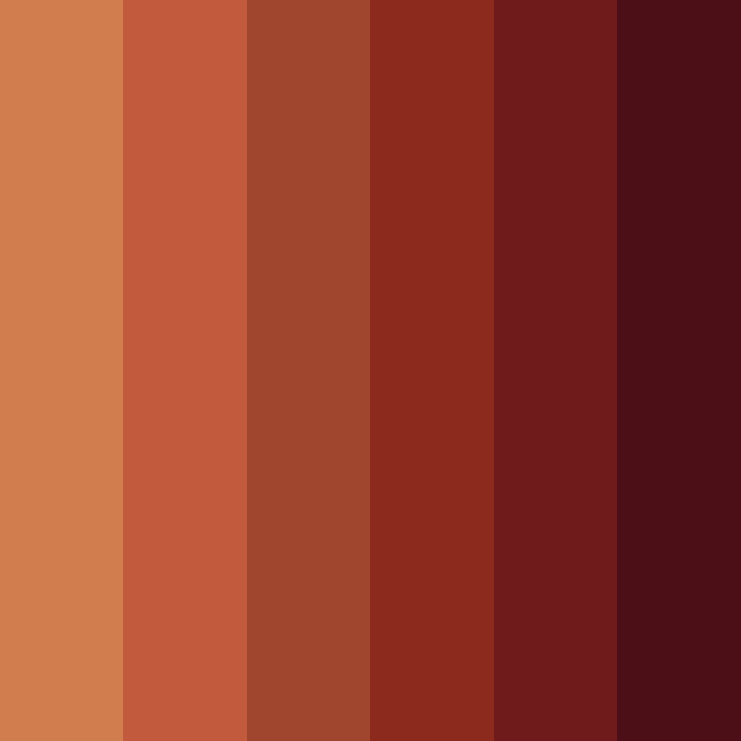 Download deep russet color palette PNG image (square)