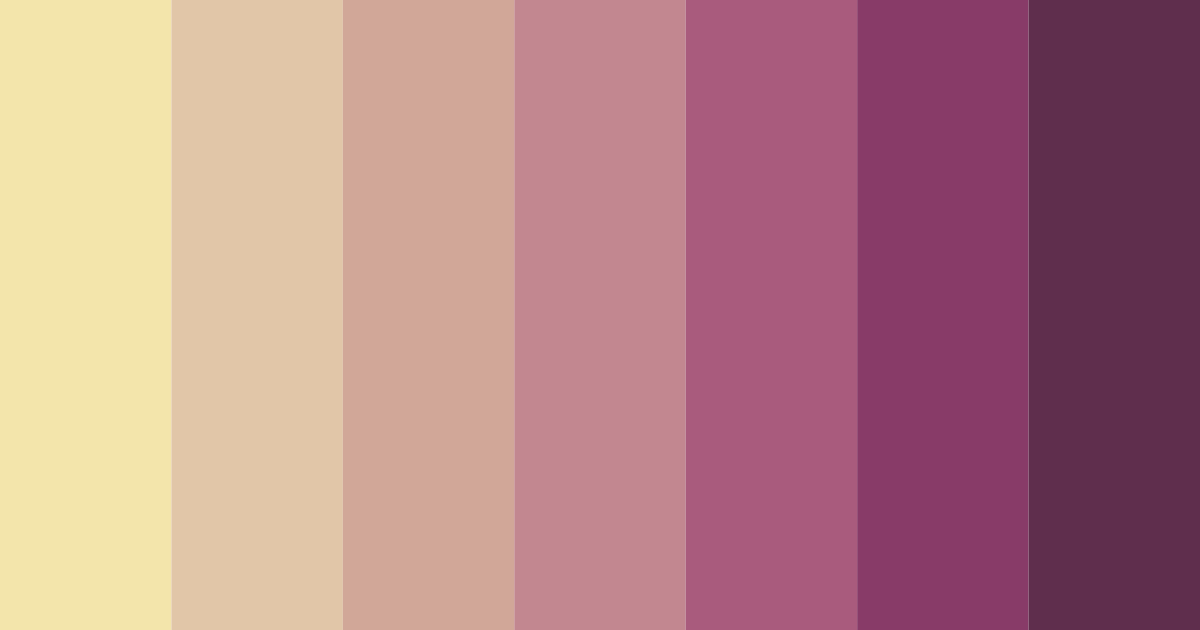 Download desert rose sunset color palette PNG image (landscape)