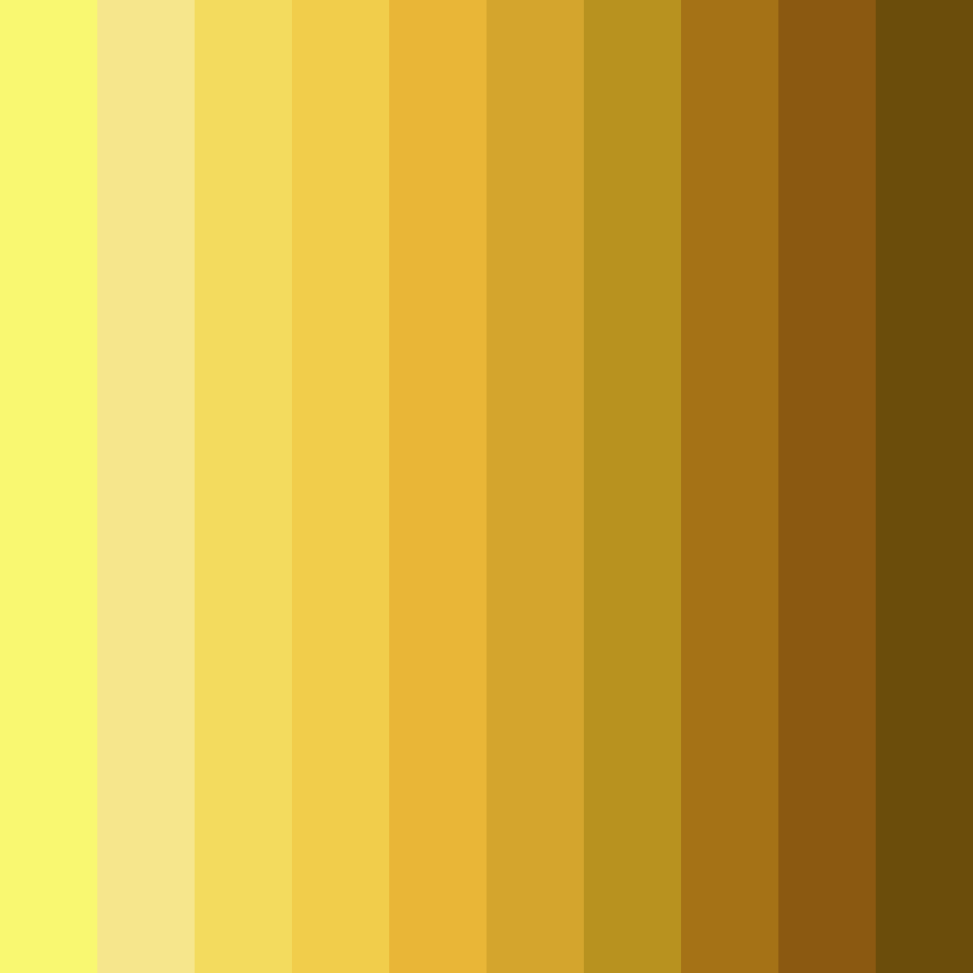 Download golden haze color palette PNG image (square)