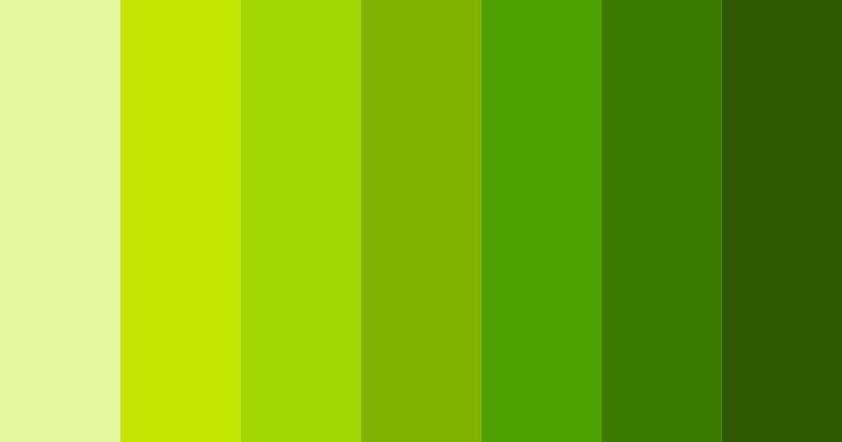 Download lush citrus harmony color palette PNG image (landscape)
