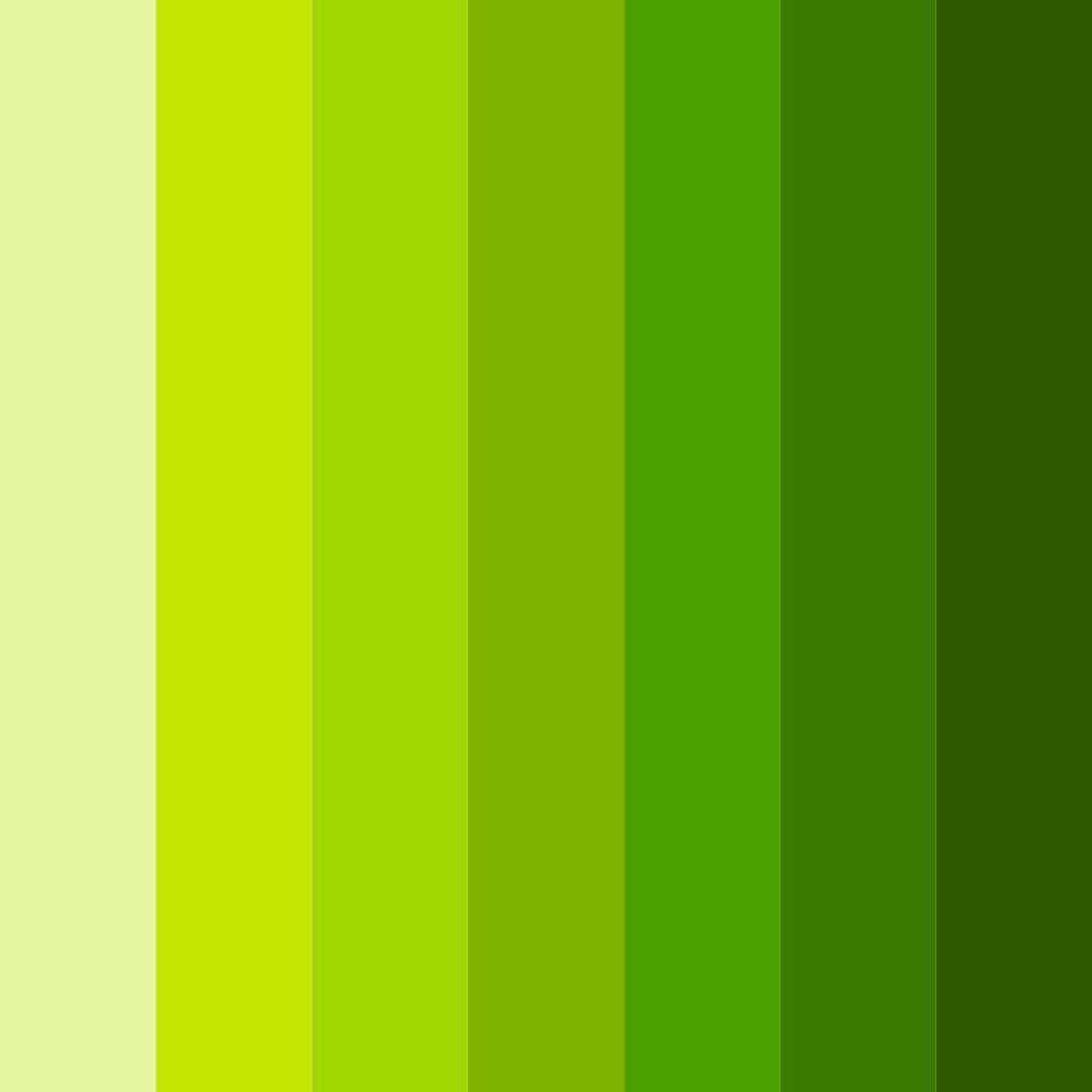 Download lush citrus harmony color palette PNG image (square)