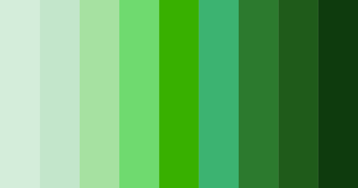 Download verdant symphony color palette PNG image (landscape)