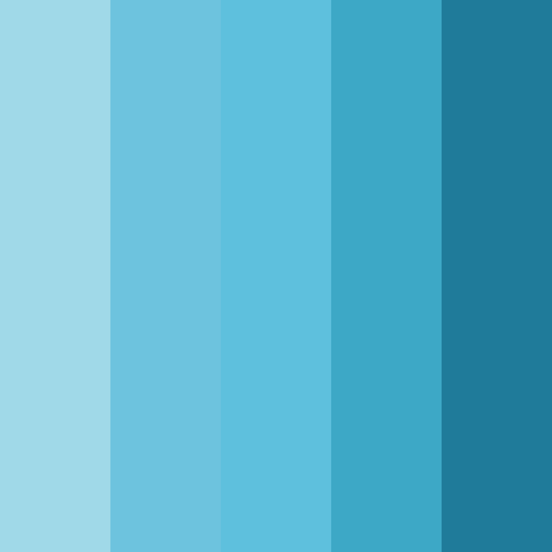 Download aqua serenade color palette PNG image (square)