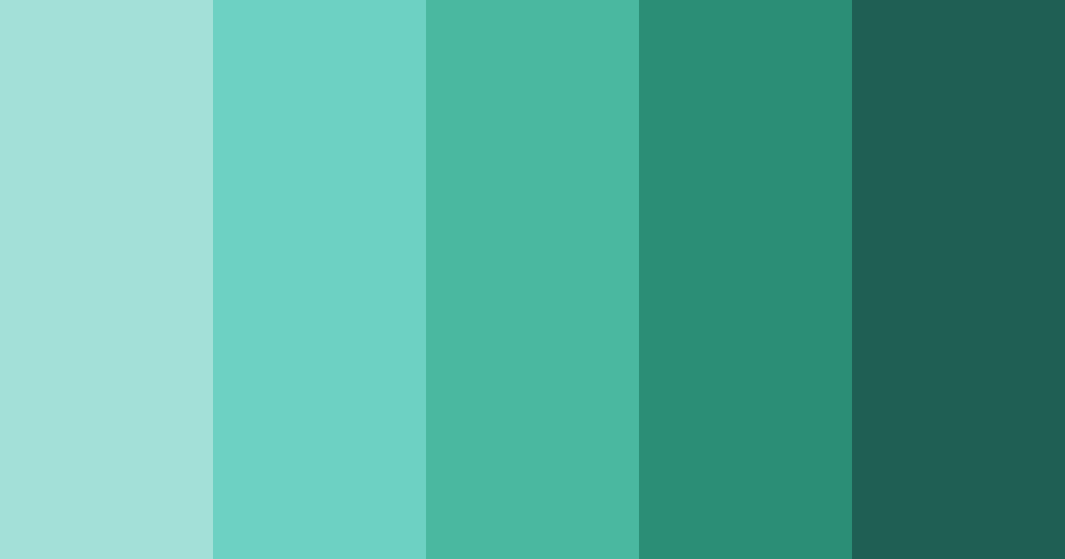 Download turquoise waves color palette PNG image (landscape)