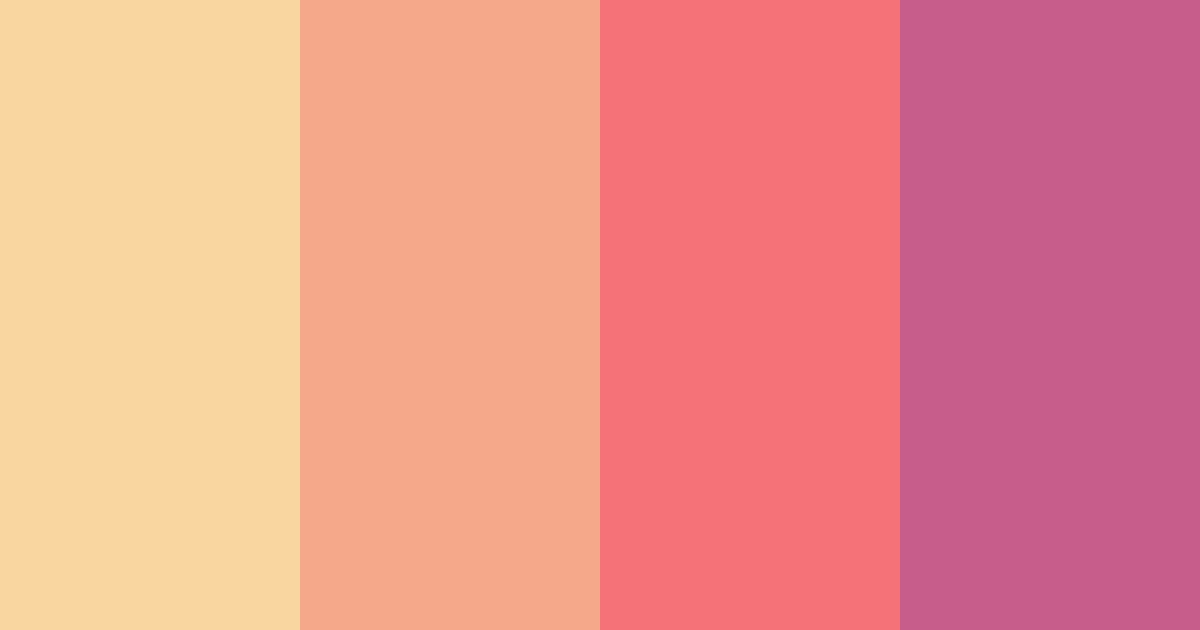 Download shades of pink color palette PNG image (landscape)