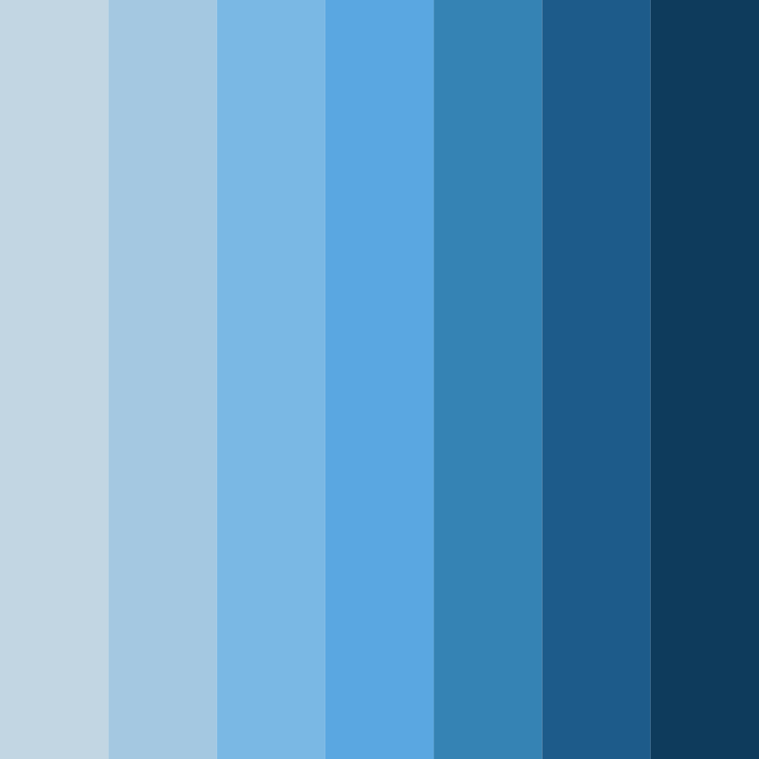 Download oceanic harmony color palette PNG image (square)