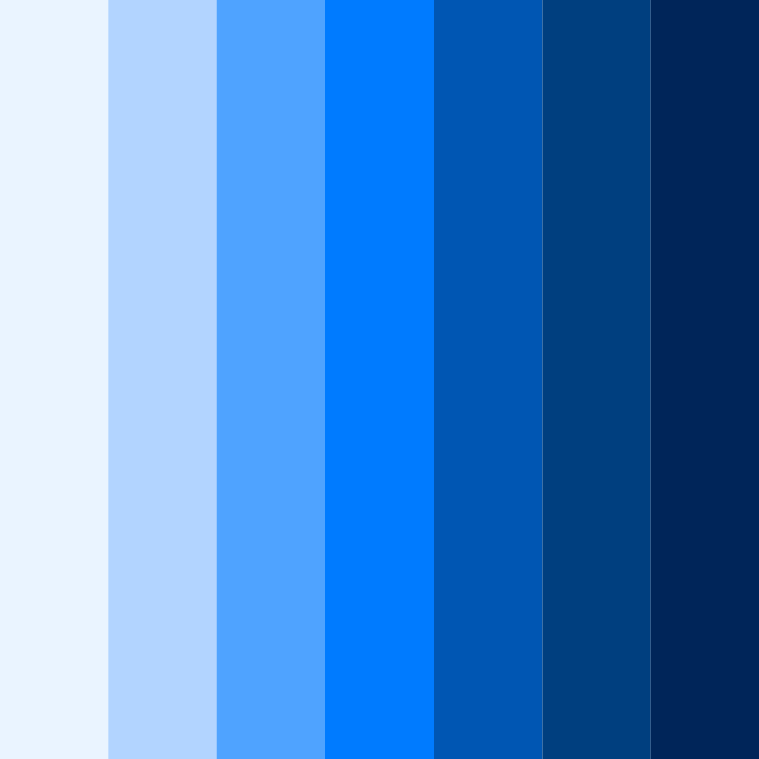 Download oceanic suzuki blues color palette PNG image (square)
