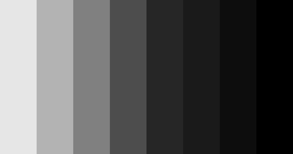 Download shades of obsidian color palette PNG image (landscape)