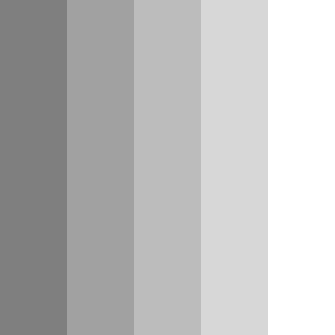 Download shades of gray color palette PNG image (square)