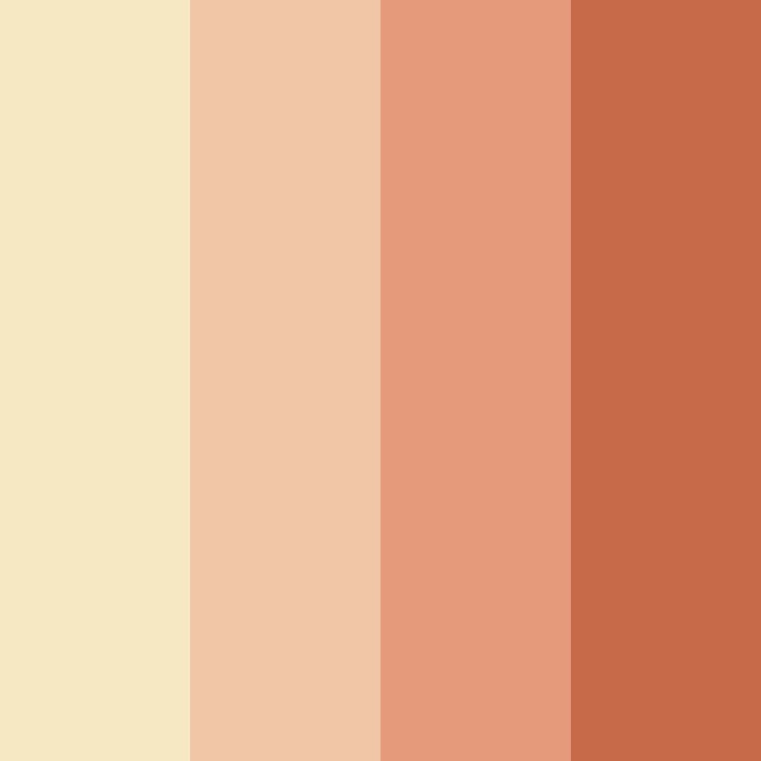 Download sunset serenity color palette PNG image (square)