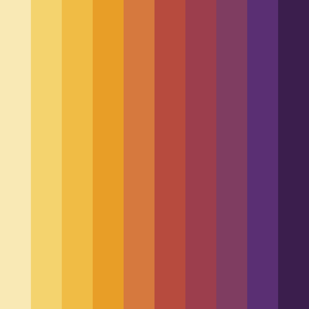 Download warm autumn color palette PNG image (square)