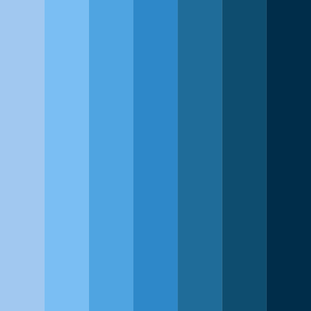 Download azure depths color palette PNG image (square)