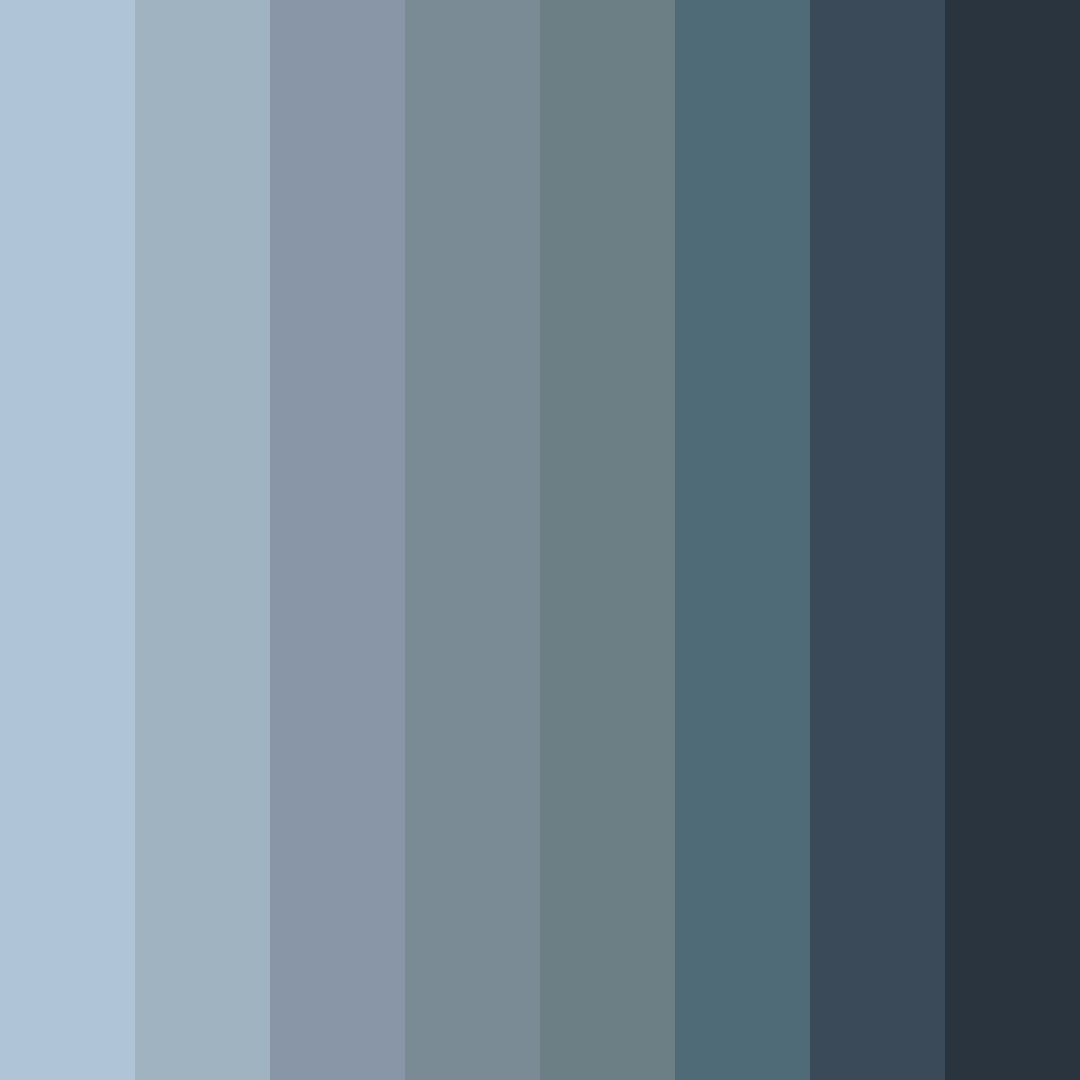 Download mist over mountains color palette PNG image (square)