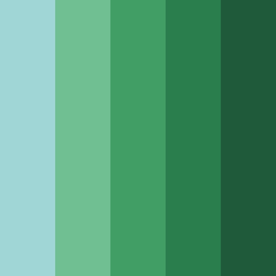 Download green blue color palette PNG image (square)