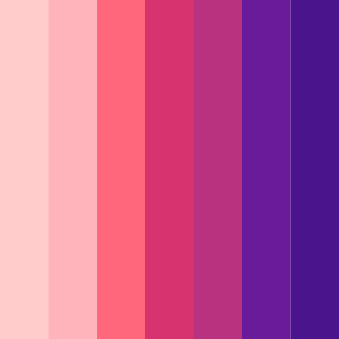 Download vibrant spectrum delight color palette PNG image (square)