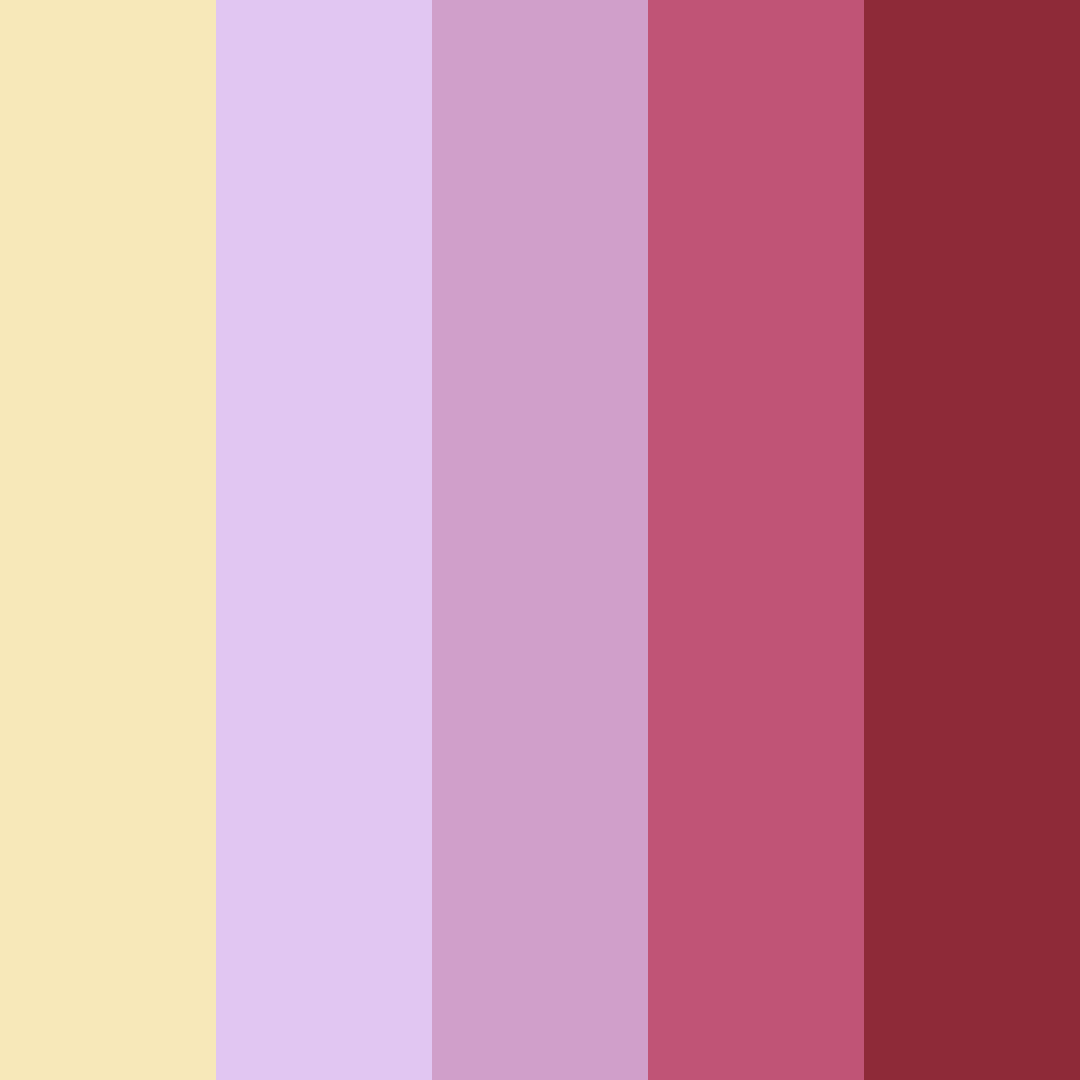 Download yellow purple red color palette PNG image (square)
