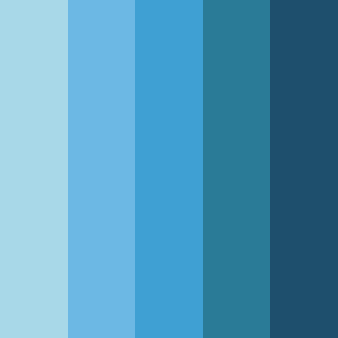 Download blue sky color palette PNG image (square)