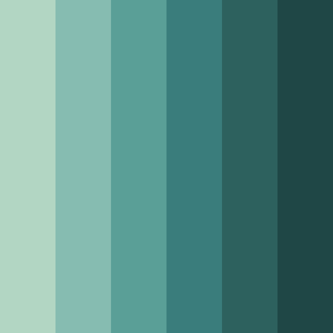 Download emerald whisper color palette PNG image (square)