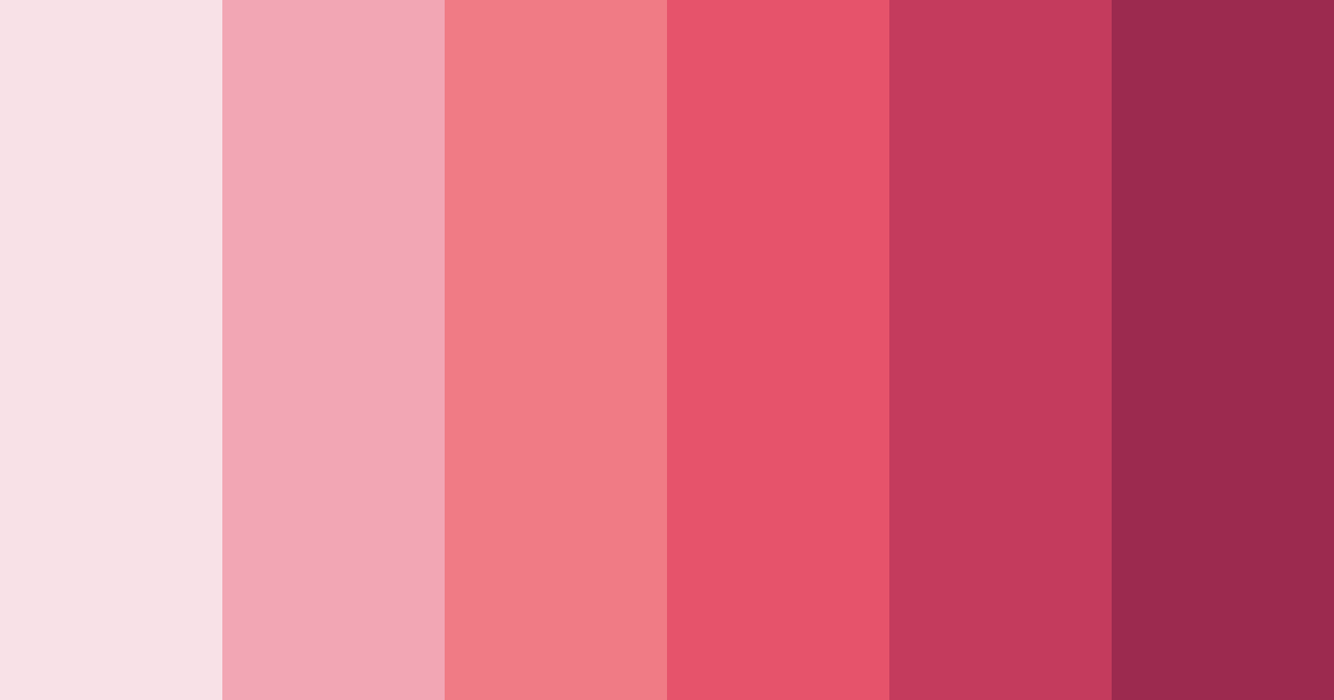 Download pink petals color palette PNG image (landscape)