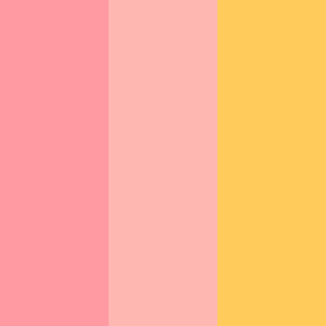 Download sunset sorbet color palette PNG image (square)