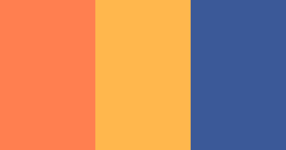Download tropical sunset bliss color palette PNG image (landscape)