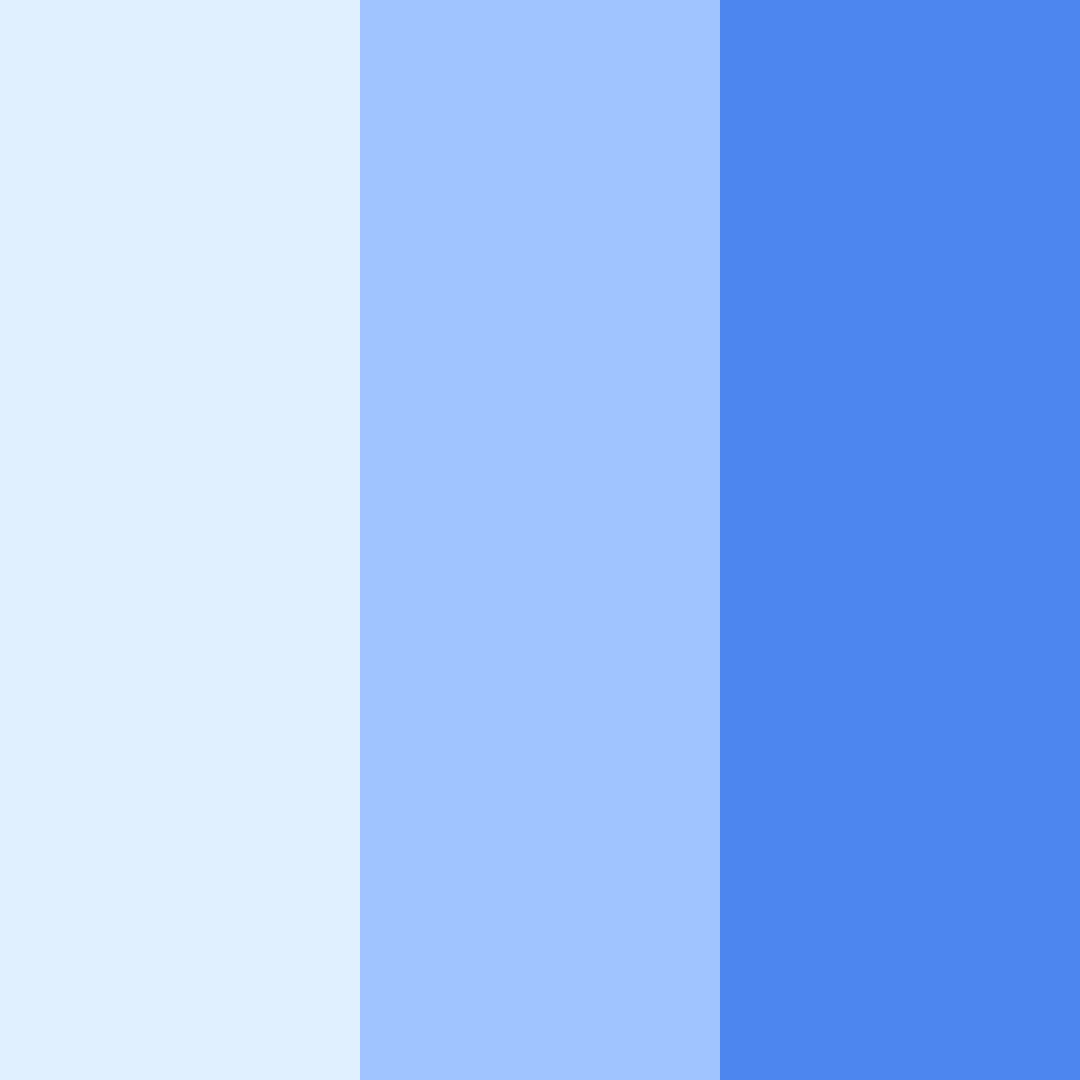 Download soft blue business color palette PNG image (square)