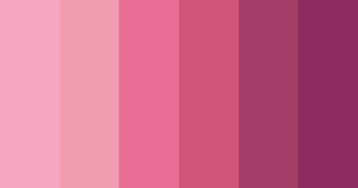 Download blushing rose garden color palette PNG image (landscape)