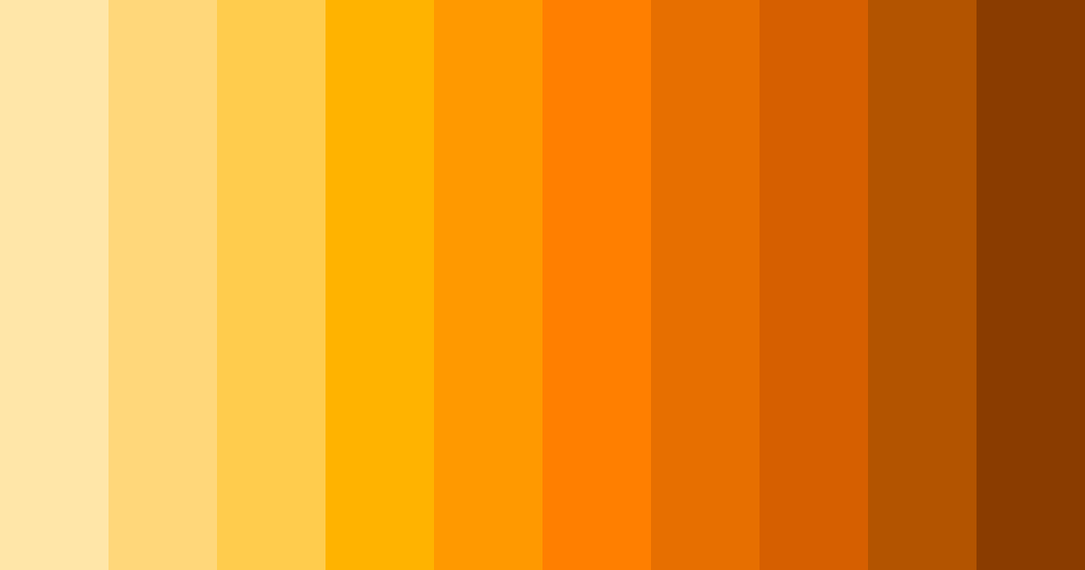 Download golden ember sunrise color palette PNG image (landscape)