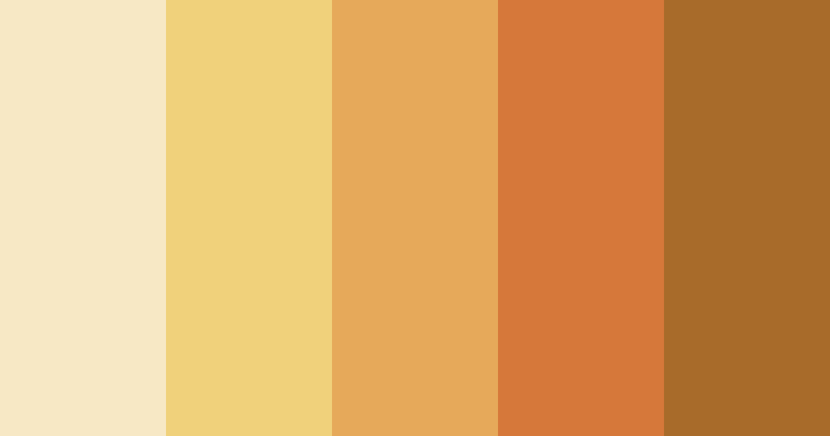 Download golden sunset color palette PNG image (landscape)