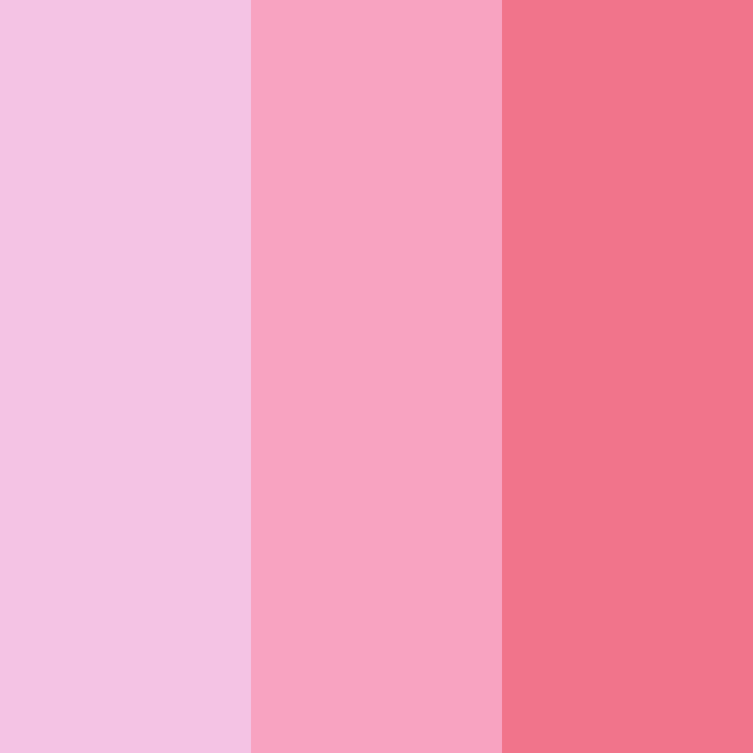 Download pink pastel color palette PNG image (square)